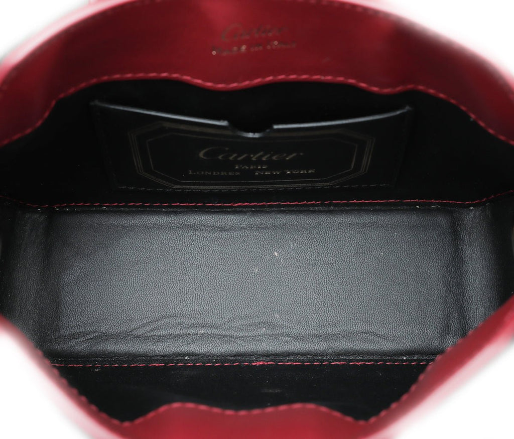 Cartier Spinal Red Guirlande De Cartier Nano Bag