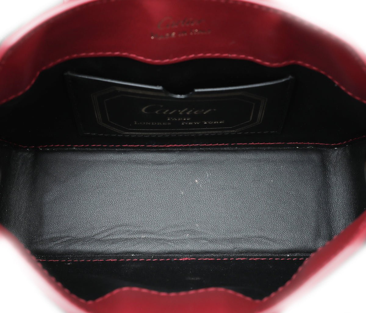 Cartier Spinal Red Guirlande De Cartier Nano Bag