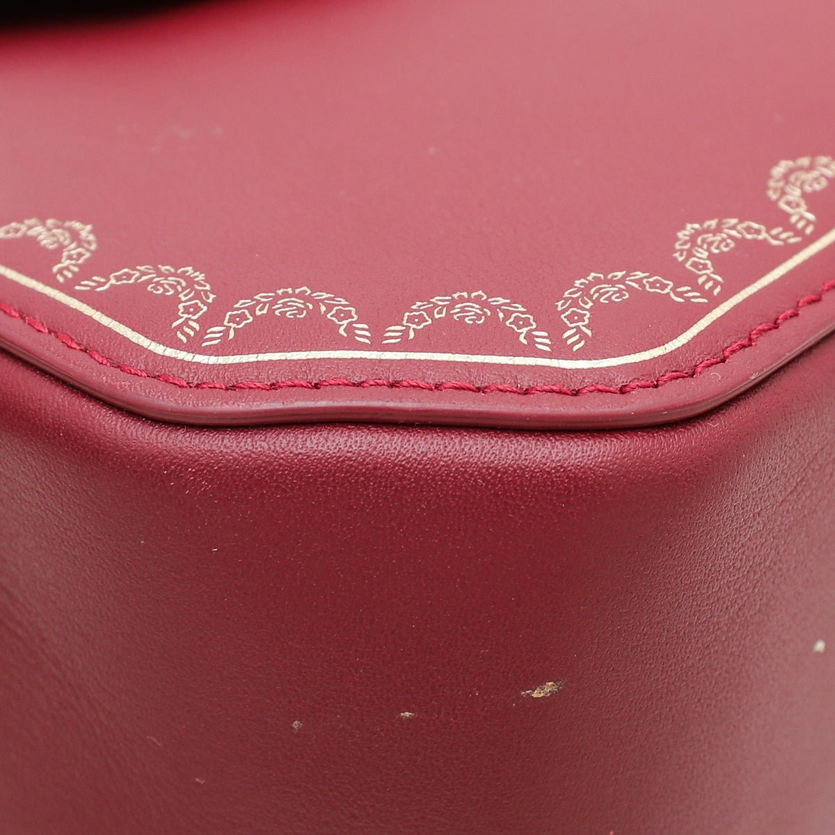 Cartier Spinal Red Guirlande De Cartier Nano Bag