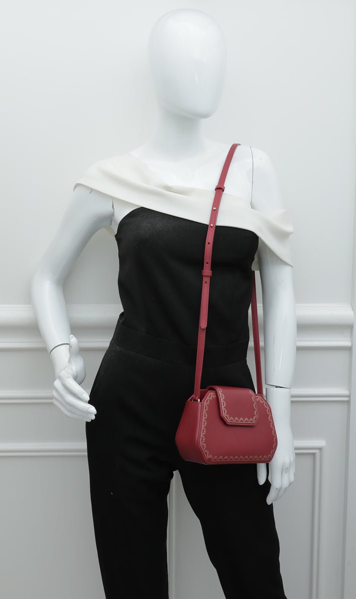 Cartier Spinal Red Guirlande De Cartier Nano Bag