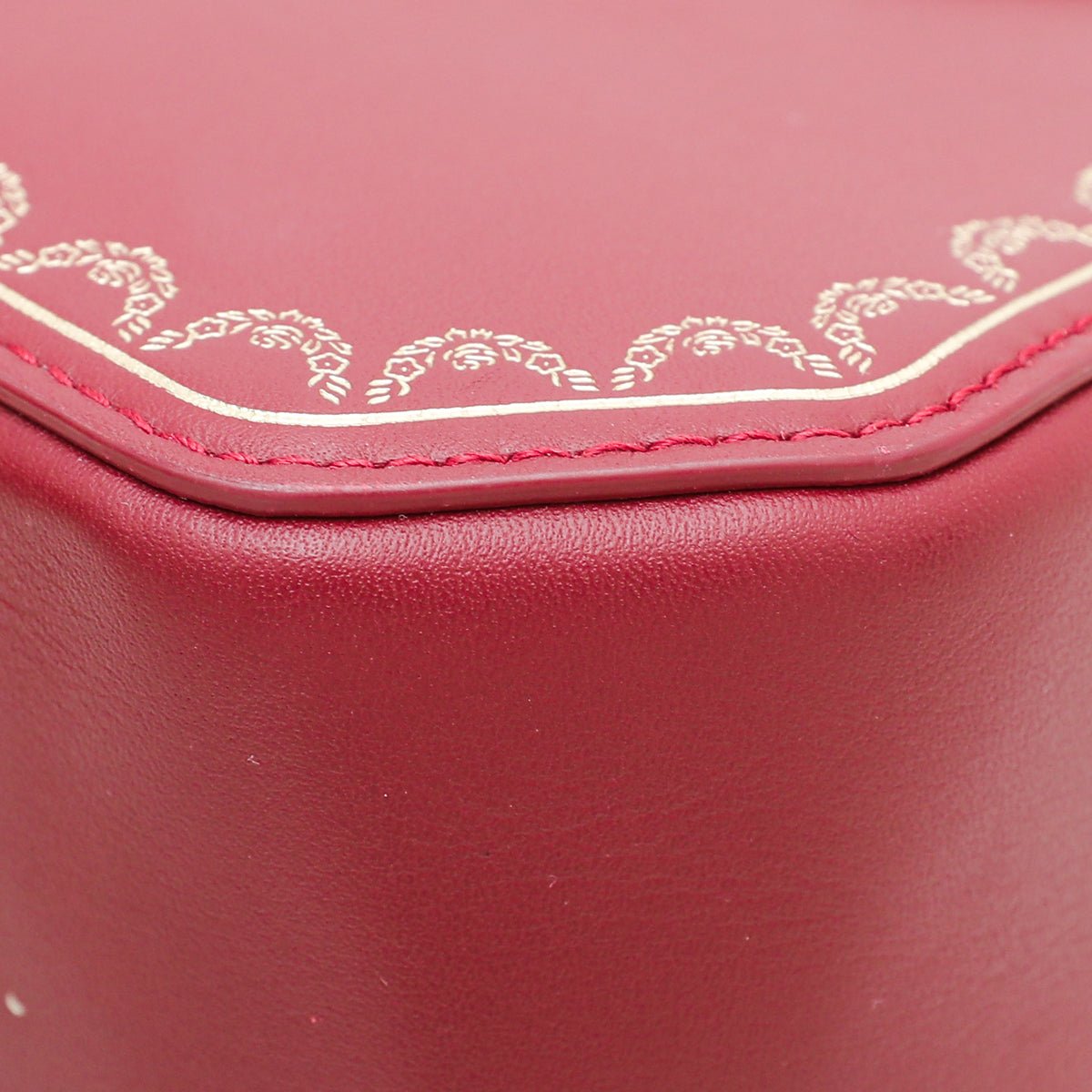 Cartier Spinal Red Guirlande De Cartier Nano Bag