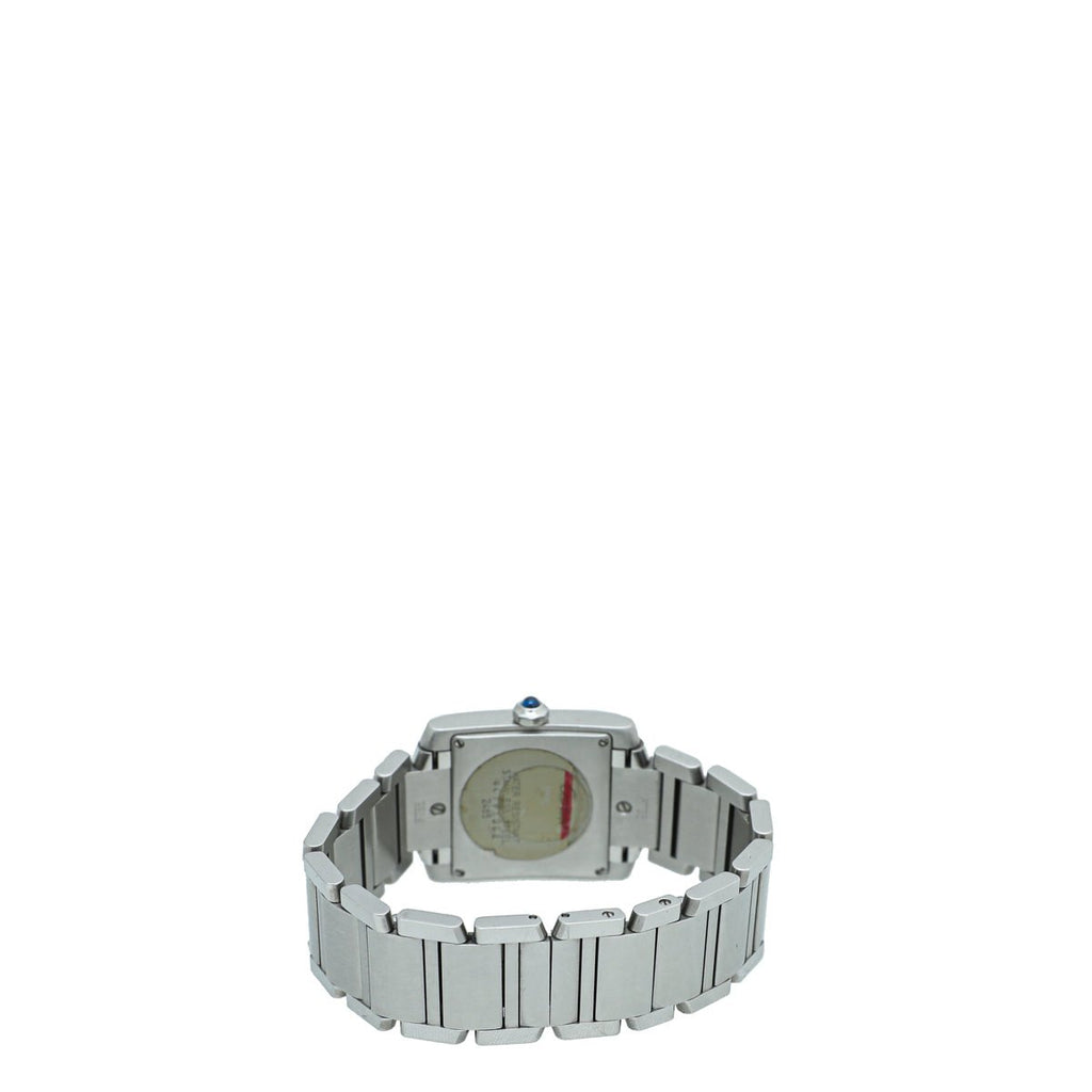 Cartier Stainless Steel Tank Francaise Small Quartz Watch