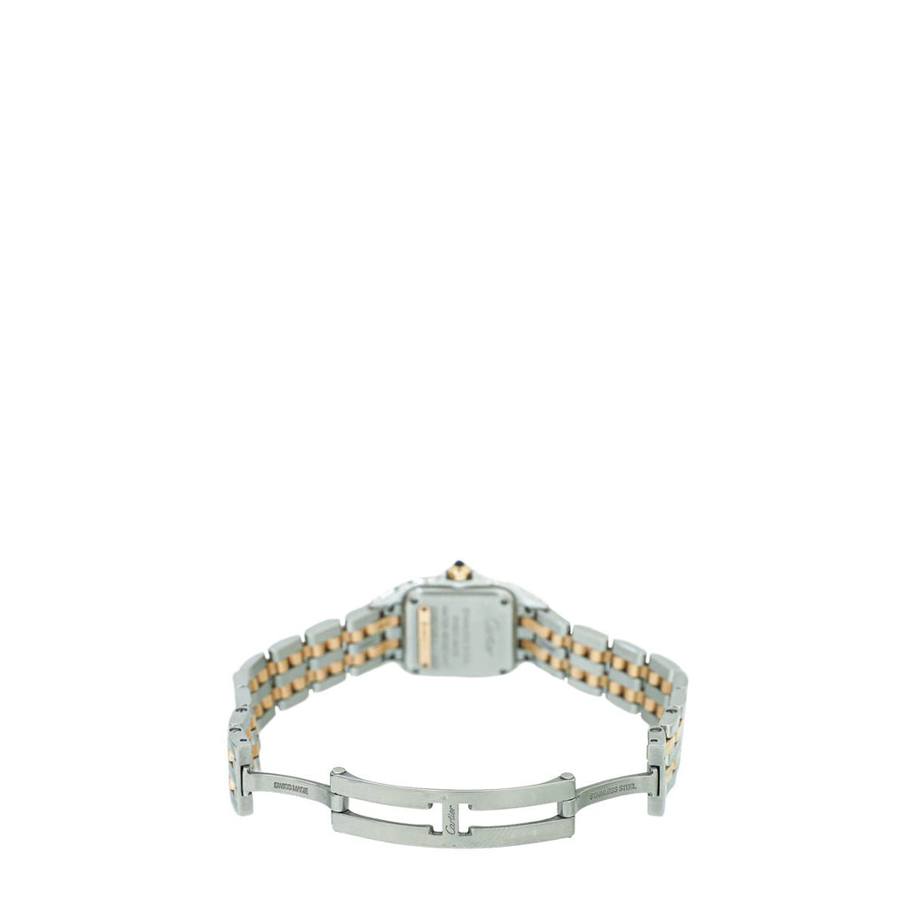 Cartier Steel & Rose Gold Panthere De Cartier 30mm Quartz Watch Small