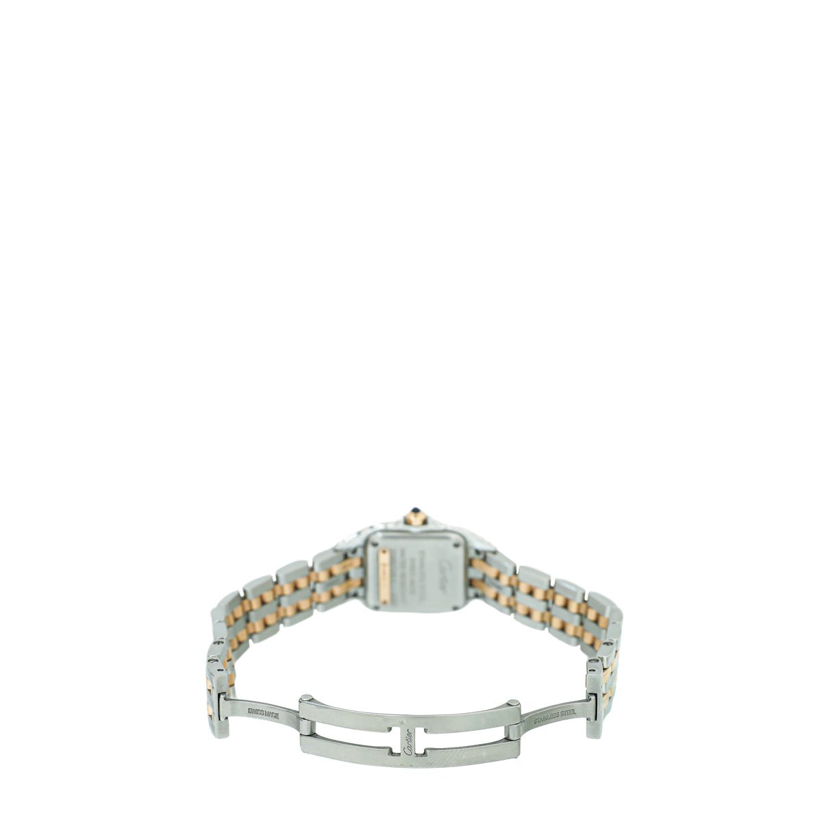 Cartier Steel & Rose Gold Panthere De Cartier 30mm Quartz Watch Small