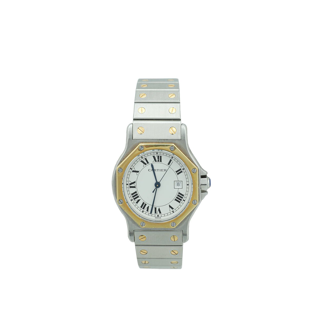 Cartier ST.ST & Gold Santos Octagon Automatic Watch