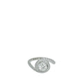 Cartier Trinity Ruban Platinum Solitaire Ring 53