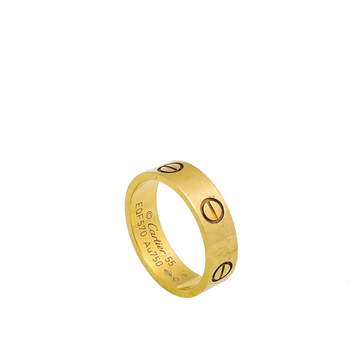 Cartier18K Yellow Gold Love Ring 55