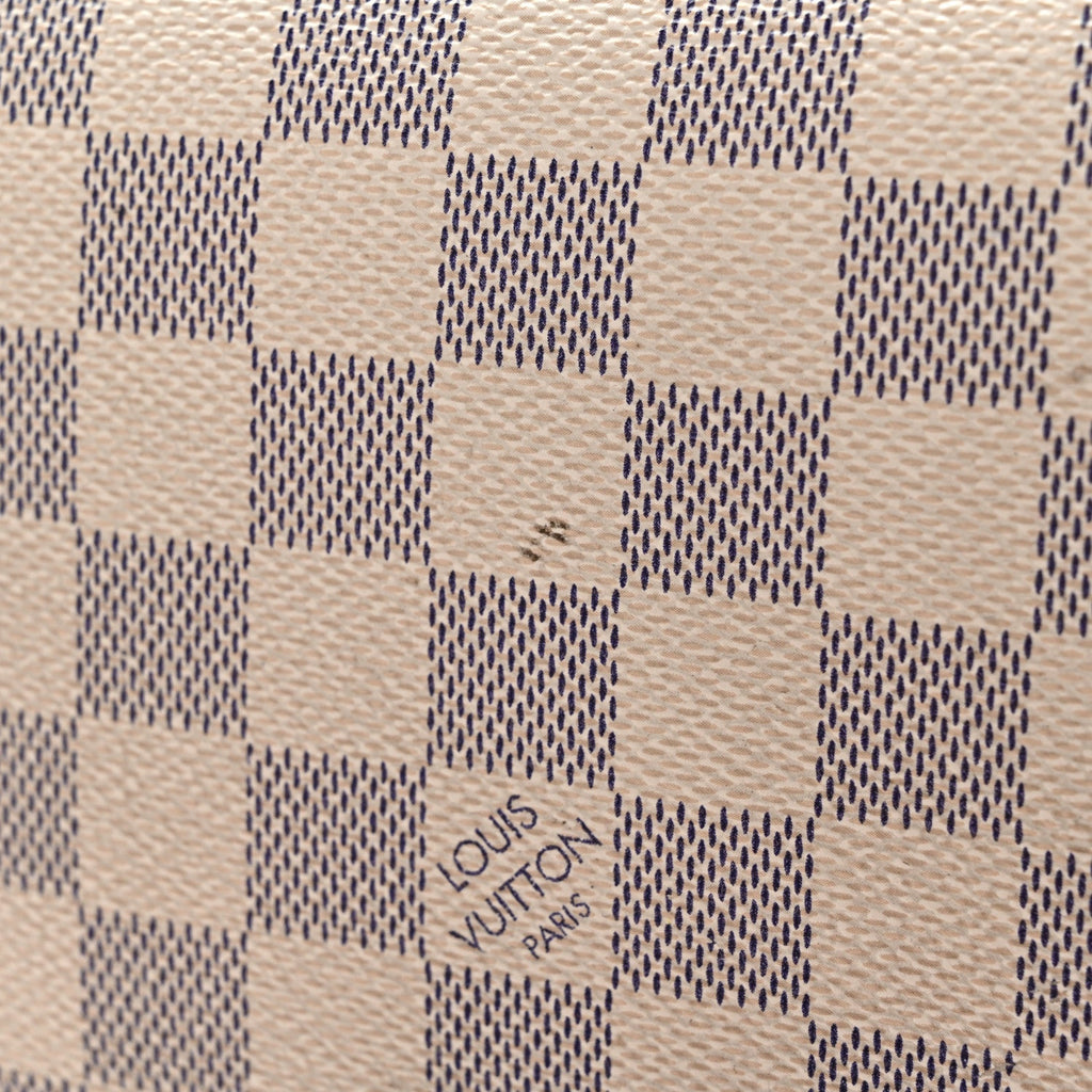 Damier Azur Neo Neverfull MM Rose Ballerine