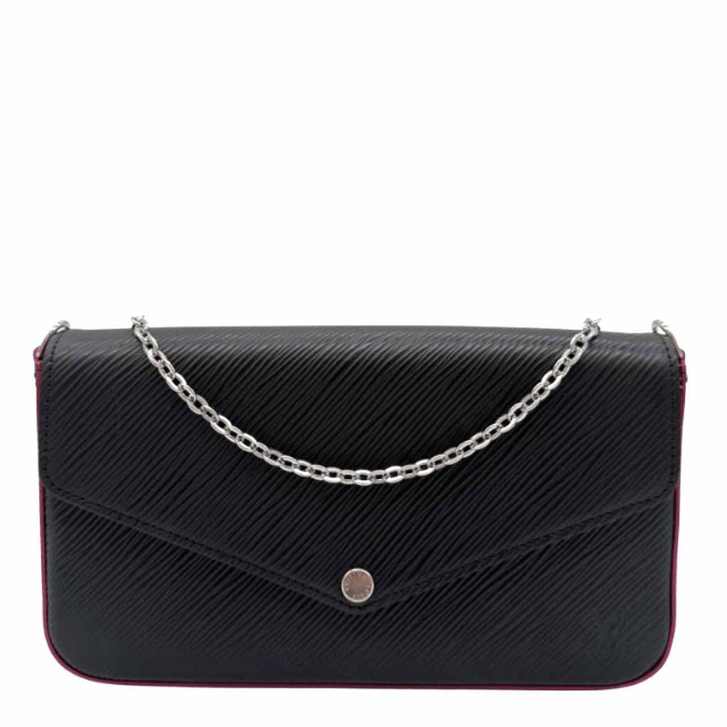 LOUIS VUITTON Epi Leather Pochette Felice Navy