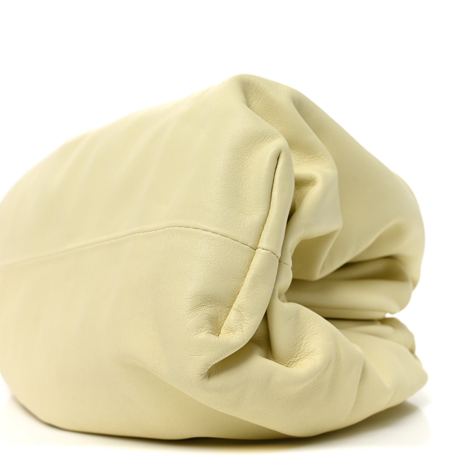 Smooth Butter Calf The Pouch Oversized Clutch Ice Cream