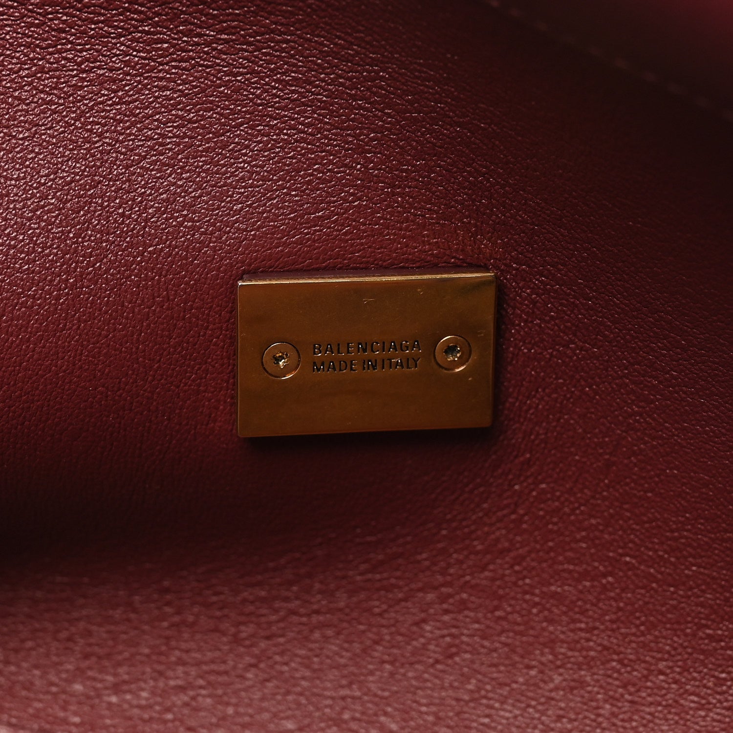 Smooth Calfskin Small Bel Air Clutch On Strap Dark Burgundy Dark Burgundy