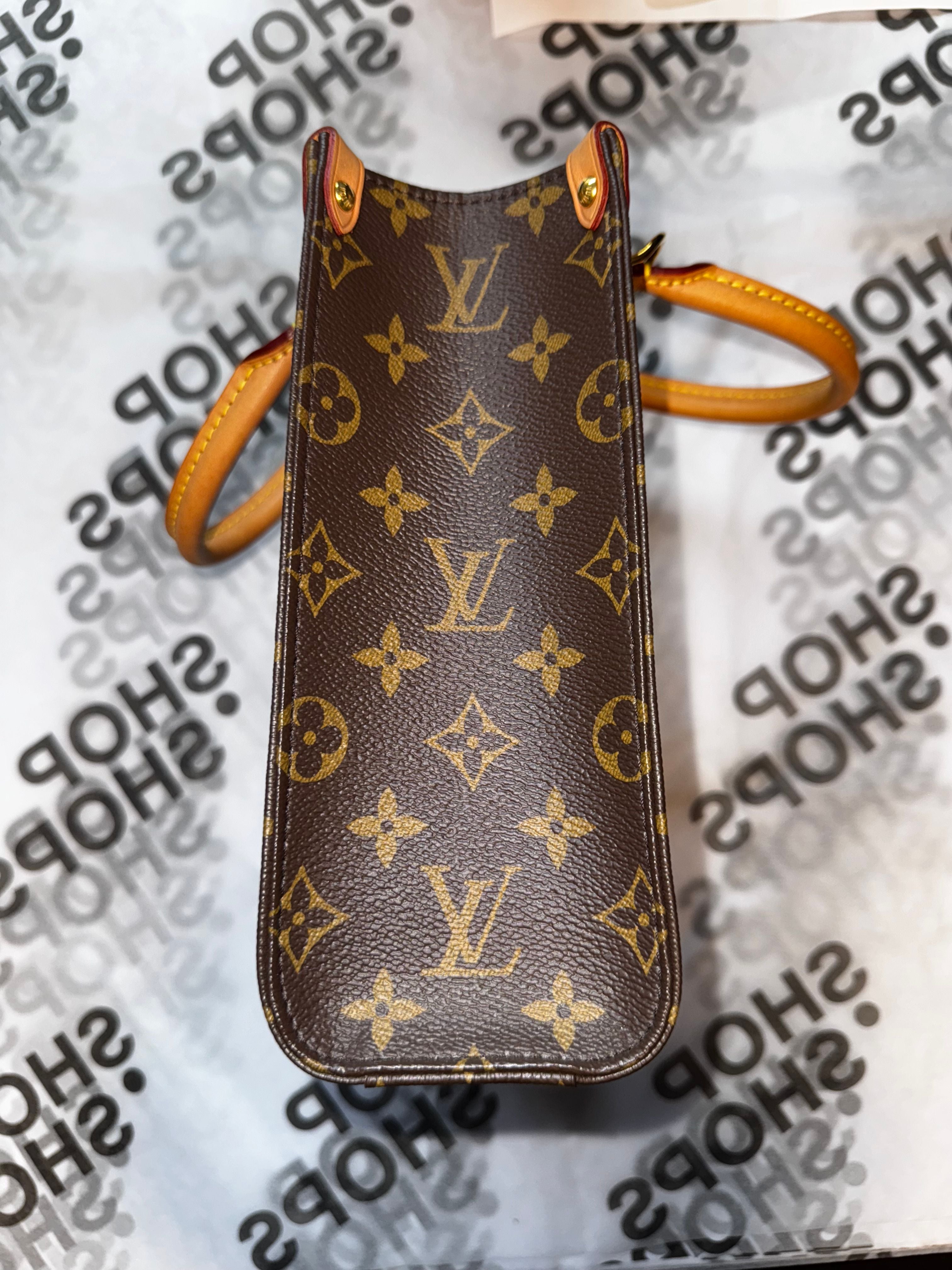 Louis Vuitton Sac Plat NM Bag Monogram Canvas BB Brown - missing strap IR-02