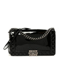 Patent New Medium Boy Reverso Flap Black