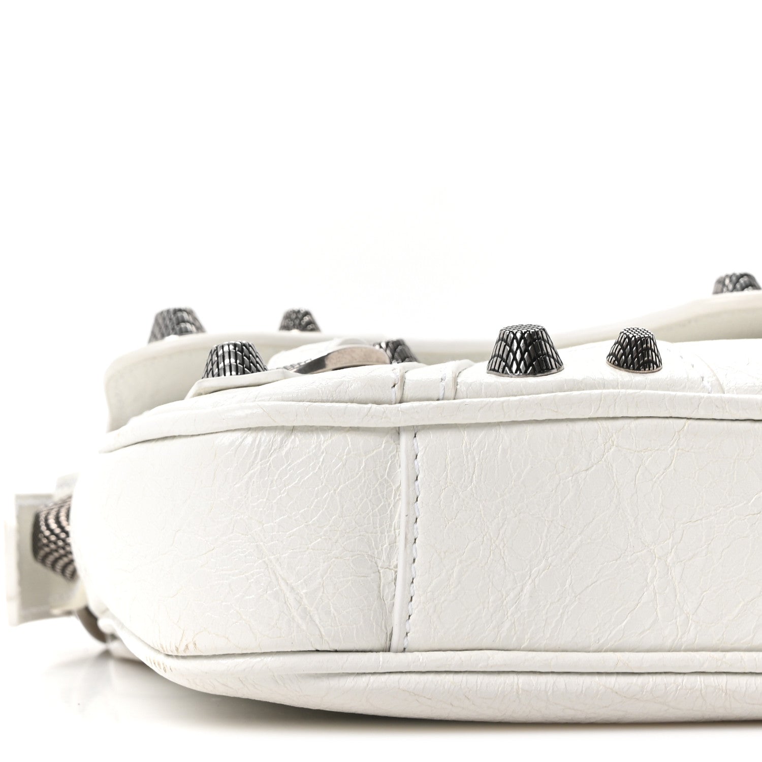 Agneau Arena Small Le Cagole Sling Bag Optic White