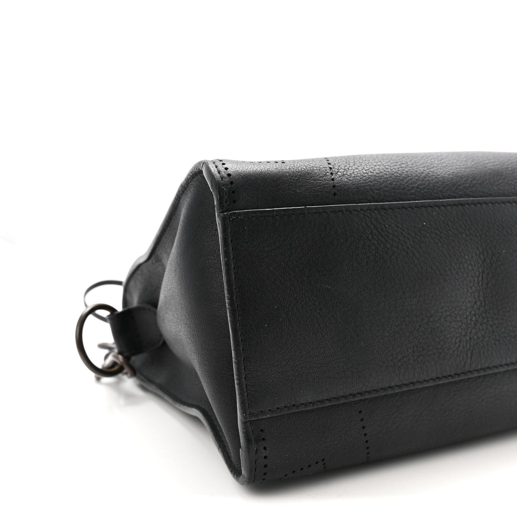 Veau Soyeux Perforated Blackout Hardware S City Black