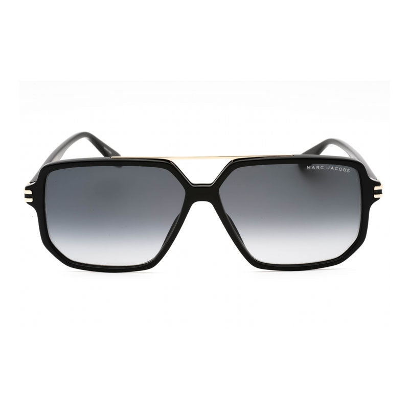Marc Jacobs Sunglasses Aviator Full Rim, Black Frame and Dark Grey Gradient Lens MARC417/S08079O