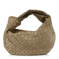 Suede Calfskin Intrecciato Teen Jodie Hobo Beige