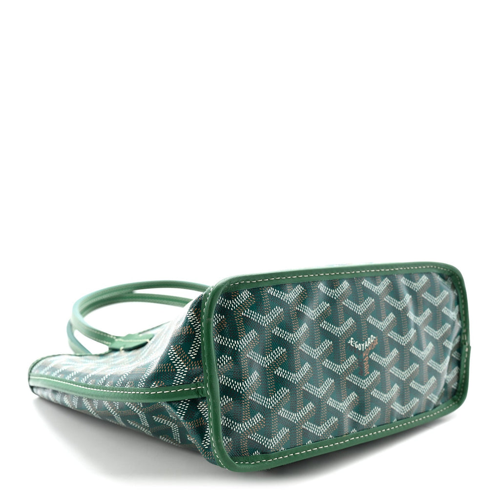 Goyardine Reversible Mini Anjou Green