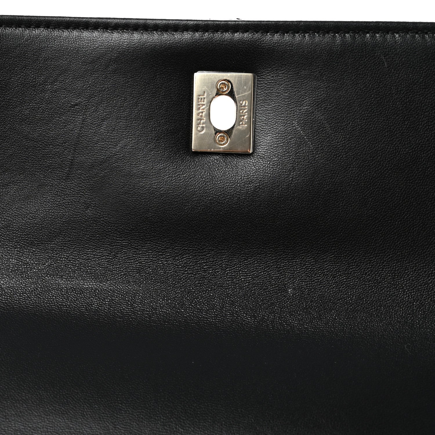 Lambskin Quilted Small Trendy CC Dual Handle Flap Bag Black