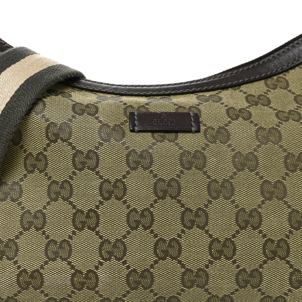 Monogram Medium Half Moon Hobo Green