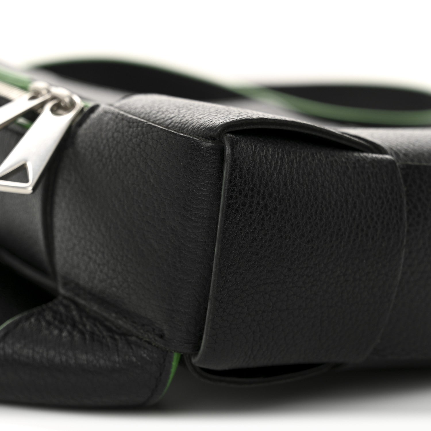 Calfskin Intrecciato Mini Cassette Sling Bag Black Parakeet