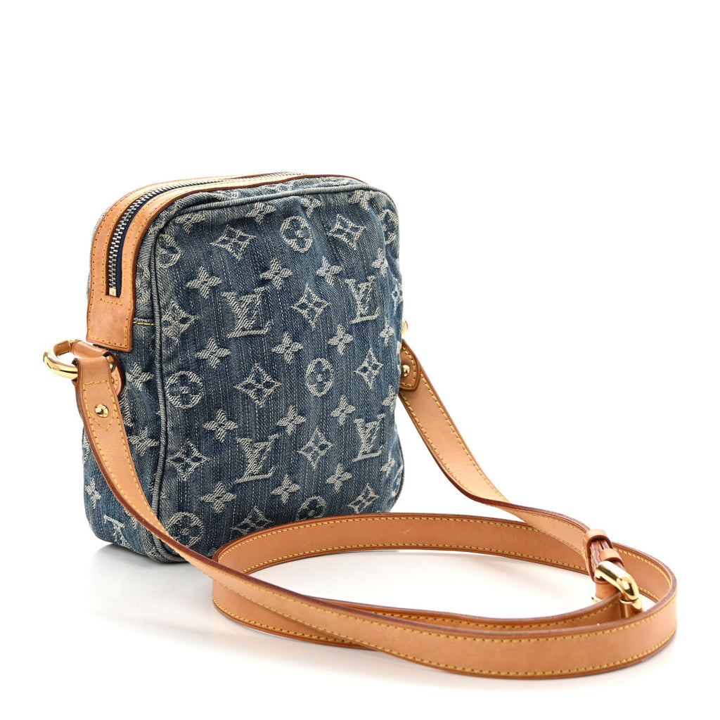 Denim Camera Bag Blue