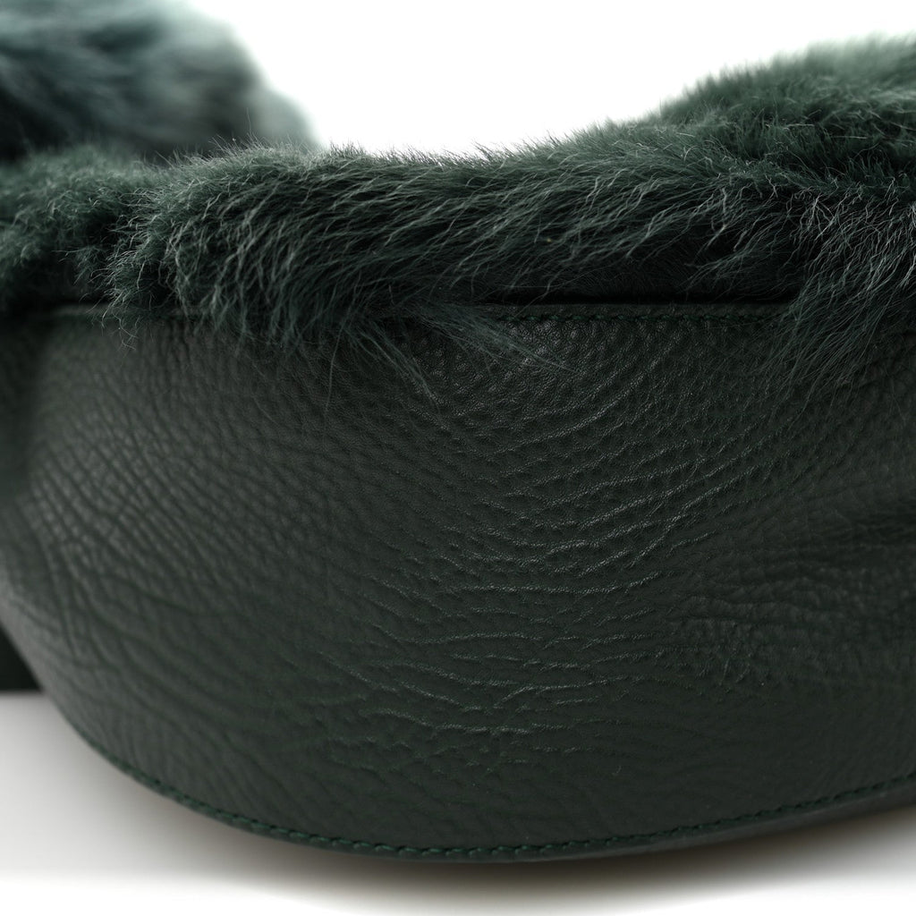 Shearling Small Knight Crossbody Bag Vine