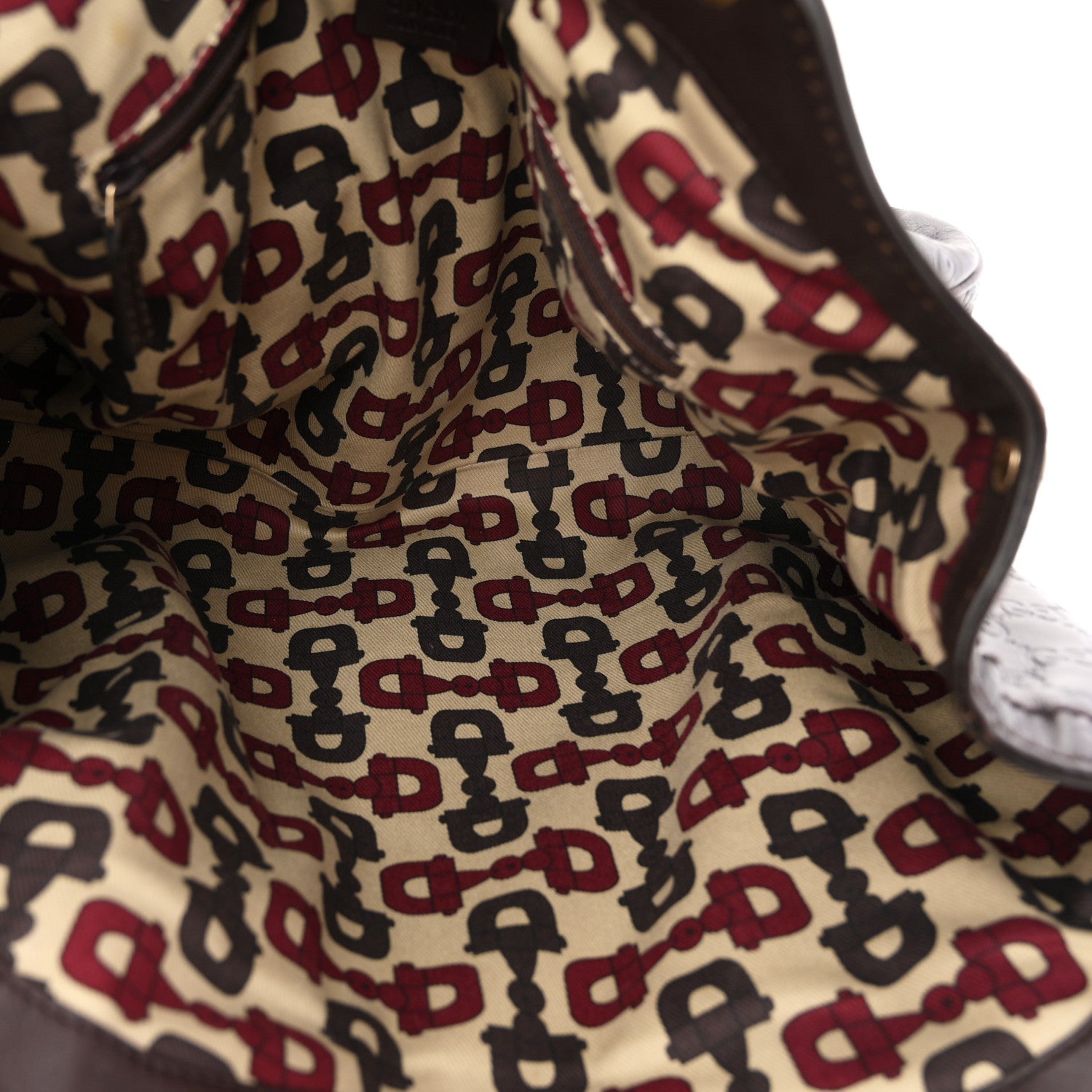 Guccissima Medium Sukey Tote  Chocolate