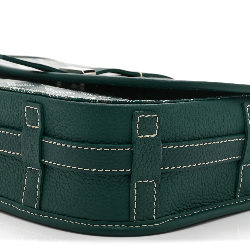Goyardine Belvedere II PM Messenger Bag Green