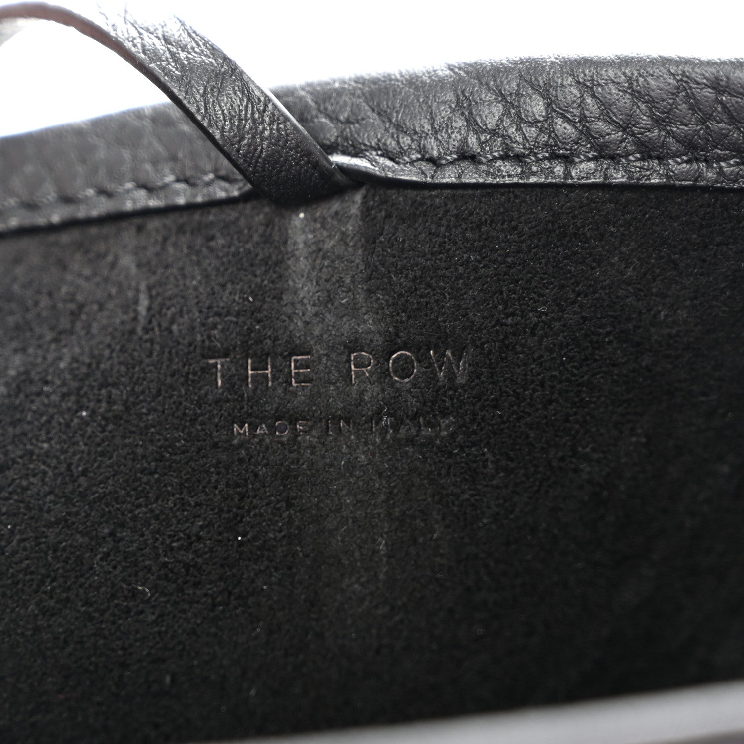 Grained Calfskin Small N/S Park Crossbody Black