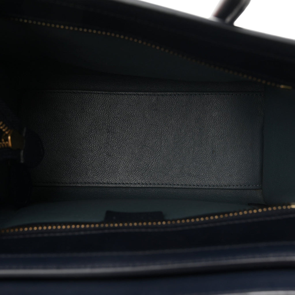 Smooth Calfskin Nano Tri-Color Luggage Brick