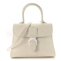 Box Calfskin MM Brillant Satchel Ivory