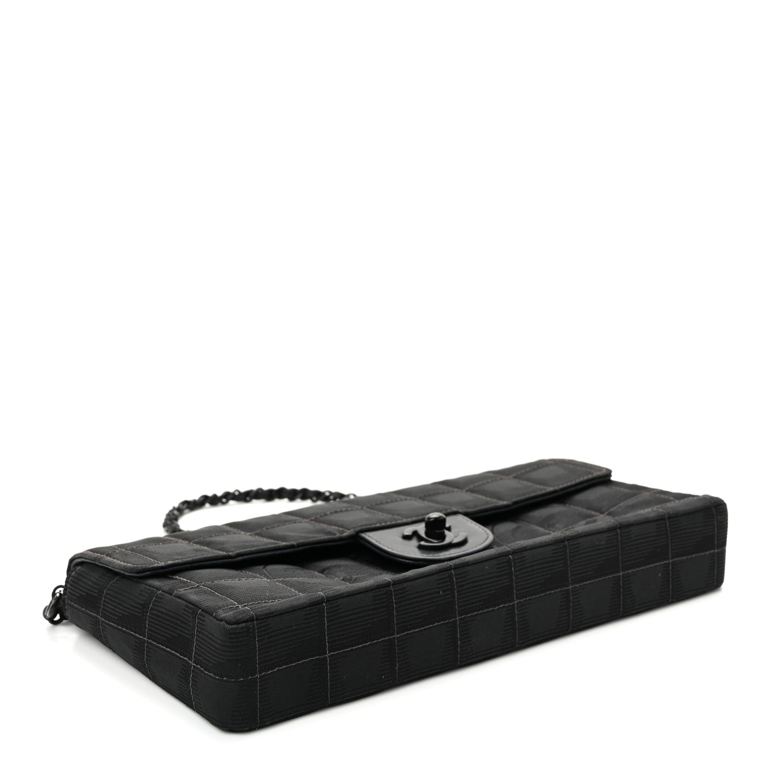 Nylon Travel East West Flap Black