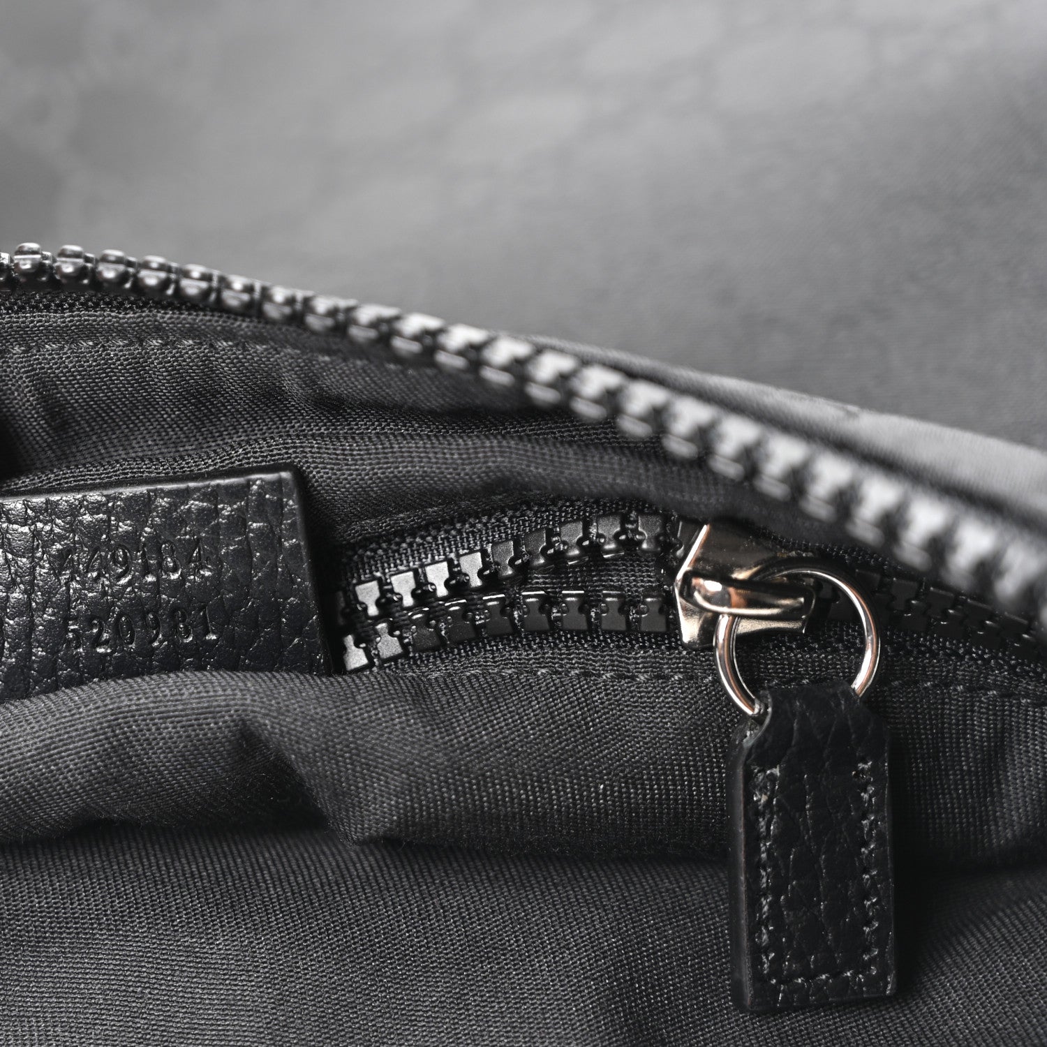 Nylon Monogram Small Flat Messenger Bag Black