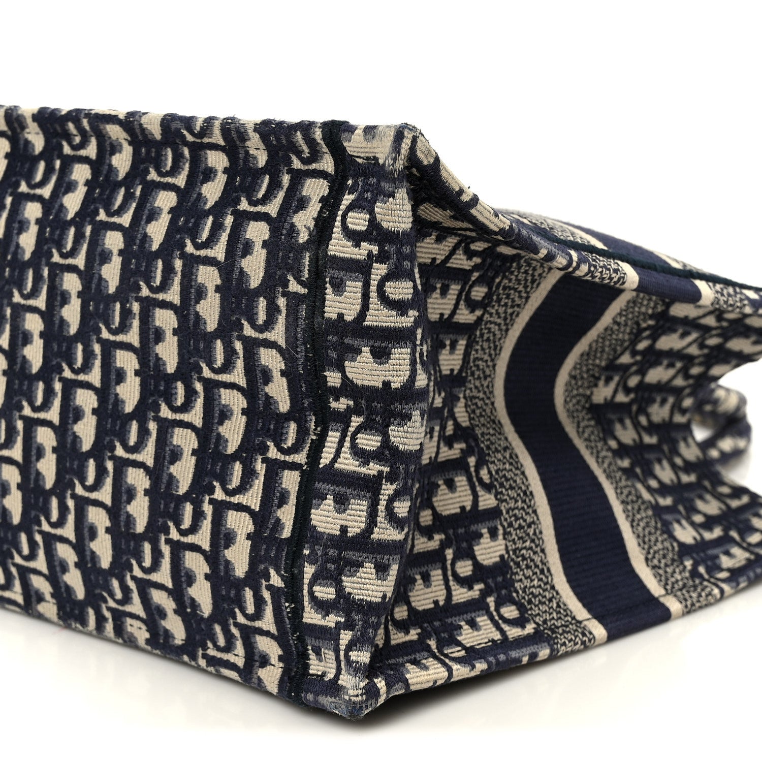 Oblique Medium Book Tote Blue Multicolor