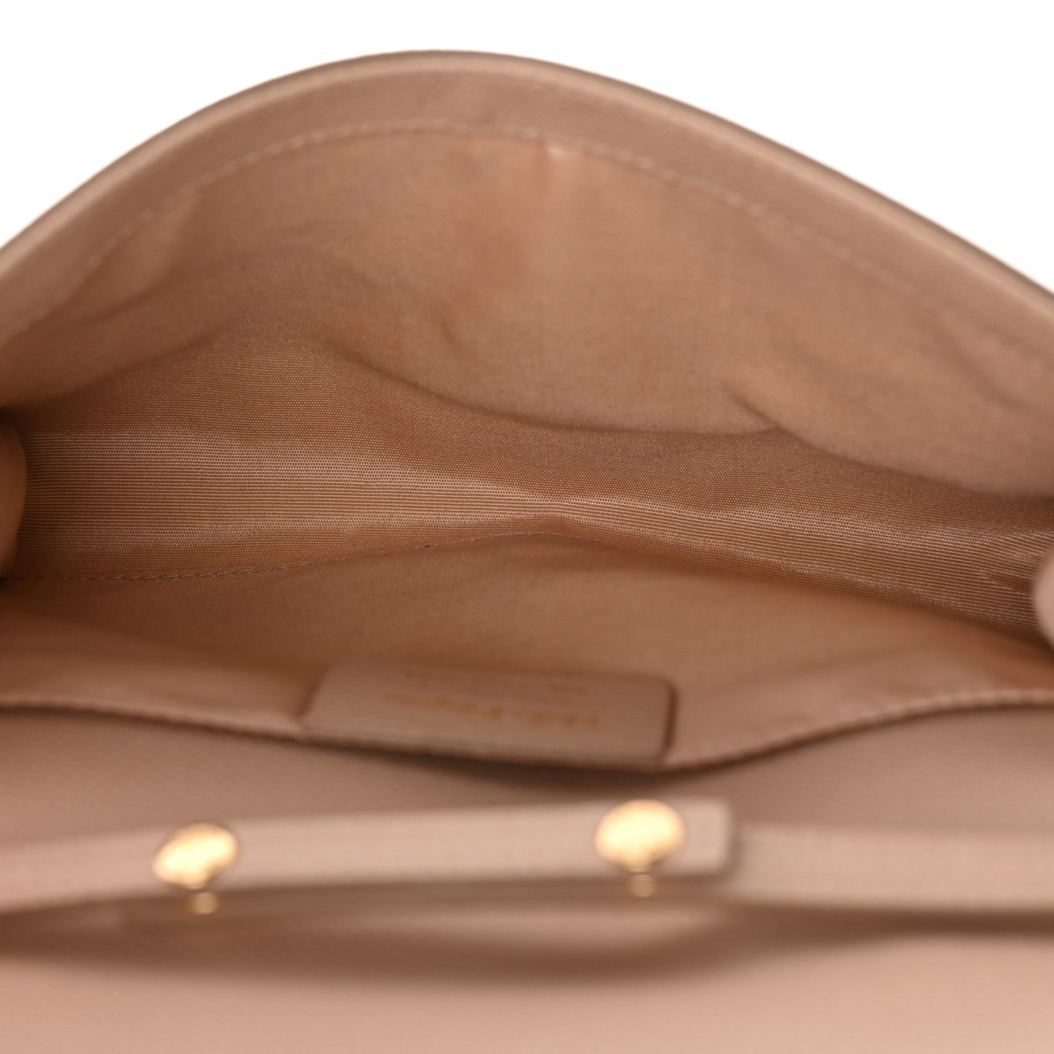 Printed Calfskin Ginny Shoulder Bag Beige