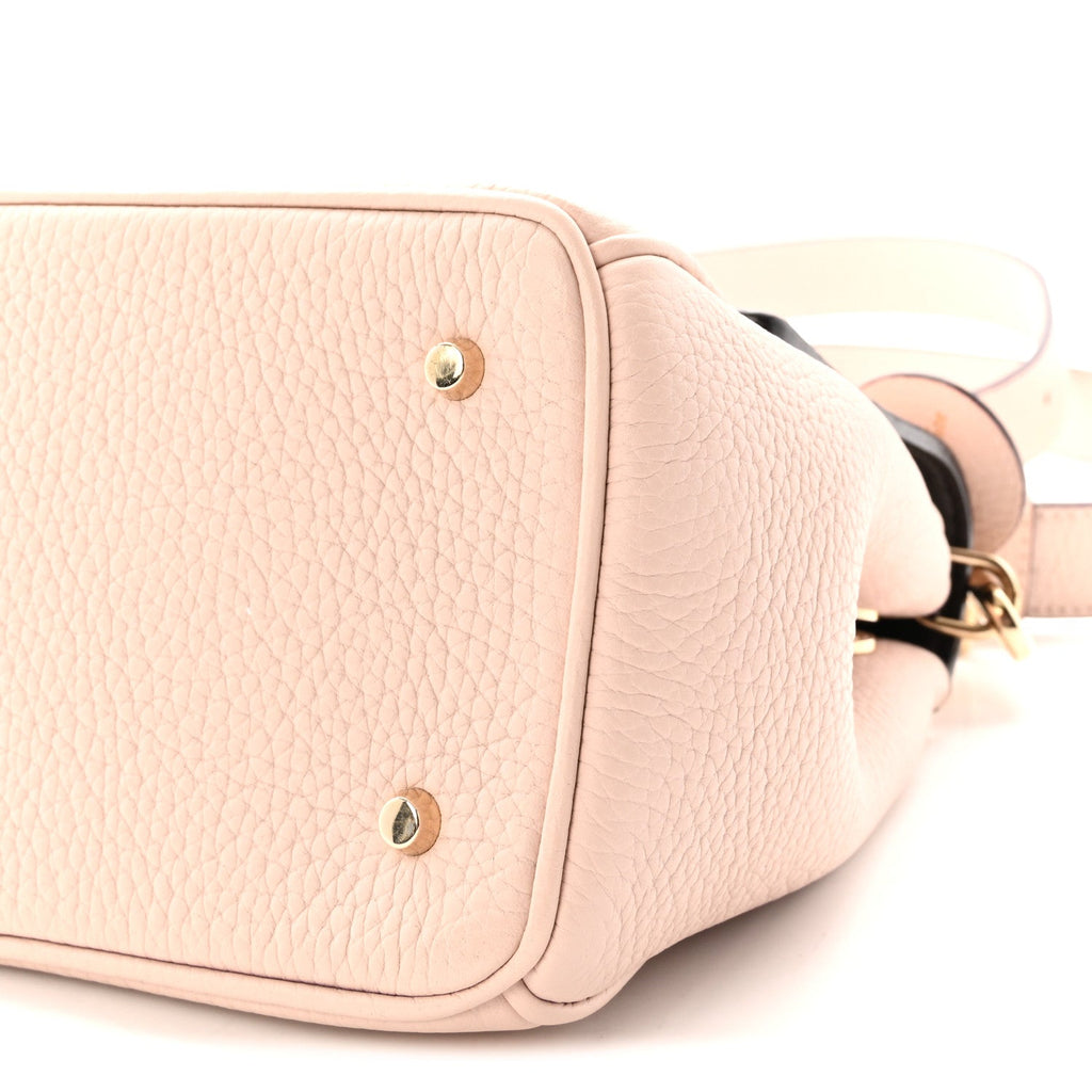Bullcalf Mini Be Dior Flap Rose Poudre