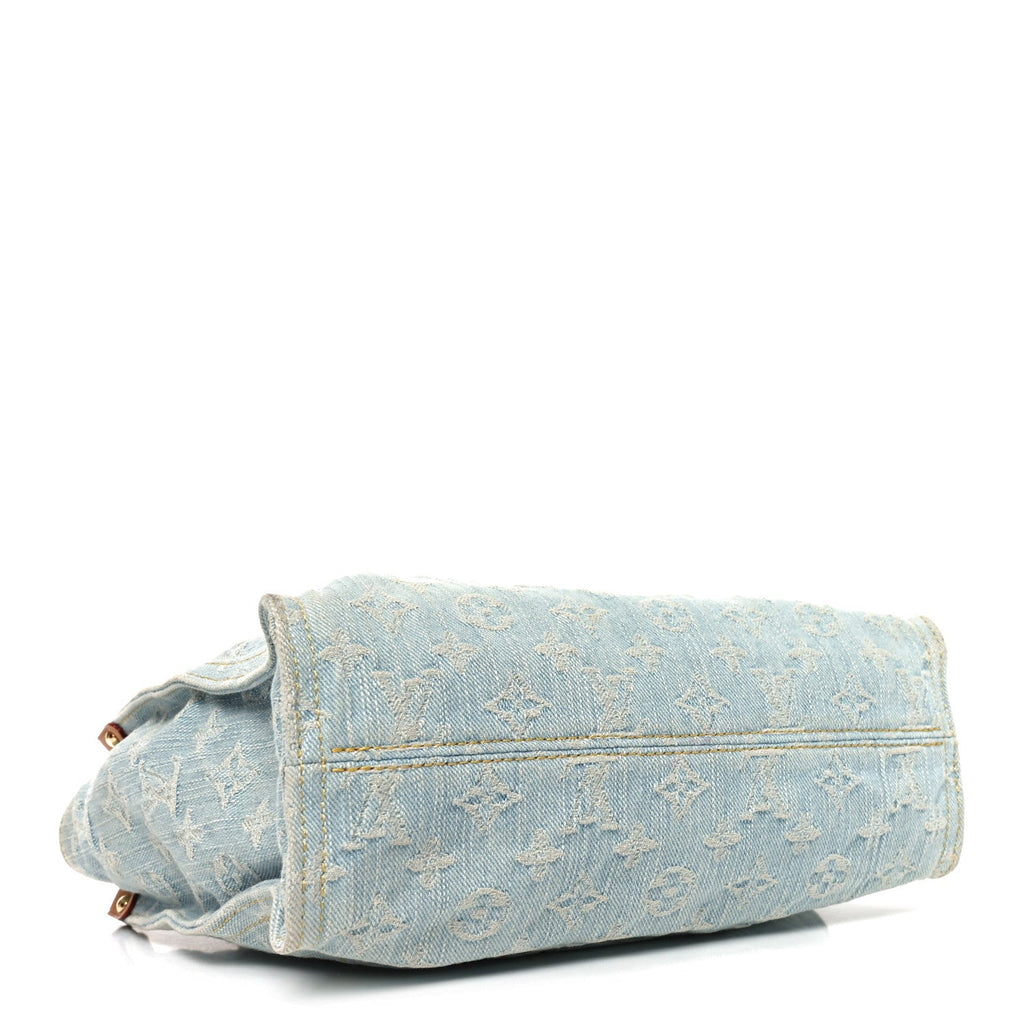 Monogram Washed Denim Let Go PM Sky Blue