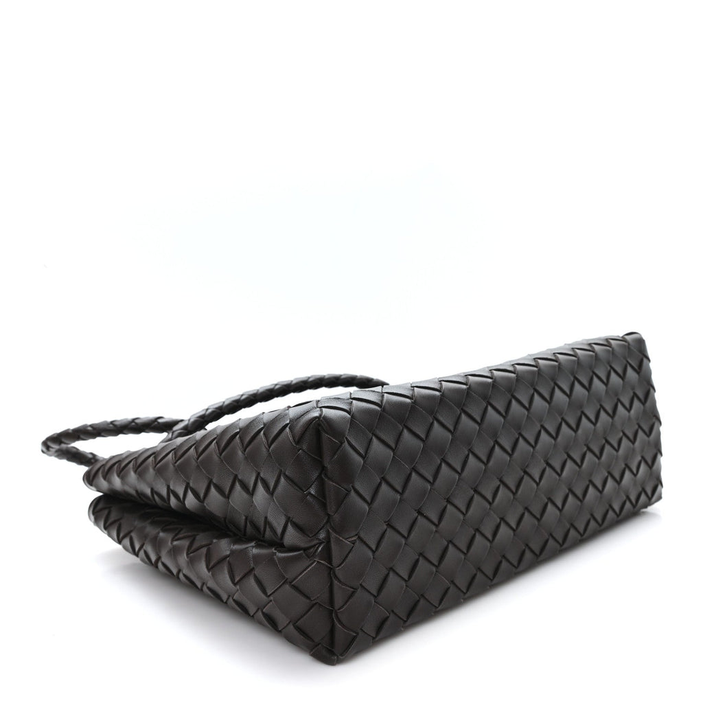 Nappa Intrecciato Medium Andiamo Shoulder Bag Fondant