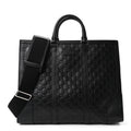 Guccissima Signature Briefcase Black