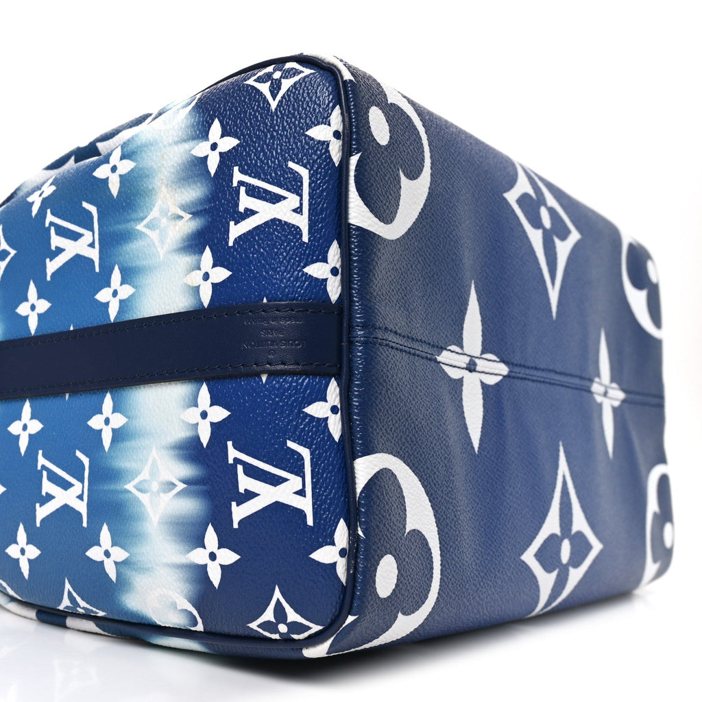Monogram Escale Speedy Bandouliere 30 Blue