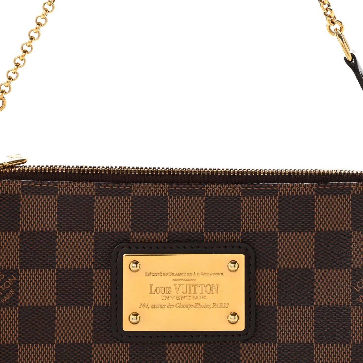 Damier Ebene Eva Clutch