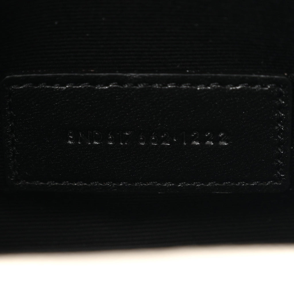 Grain De Poudre Matelasse Chevron Monogram Envelope Clutch Blanc Vintage