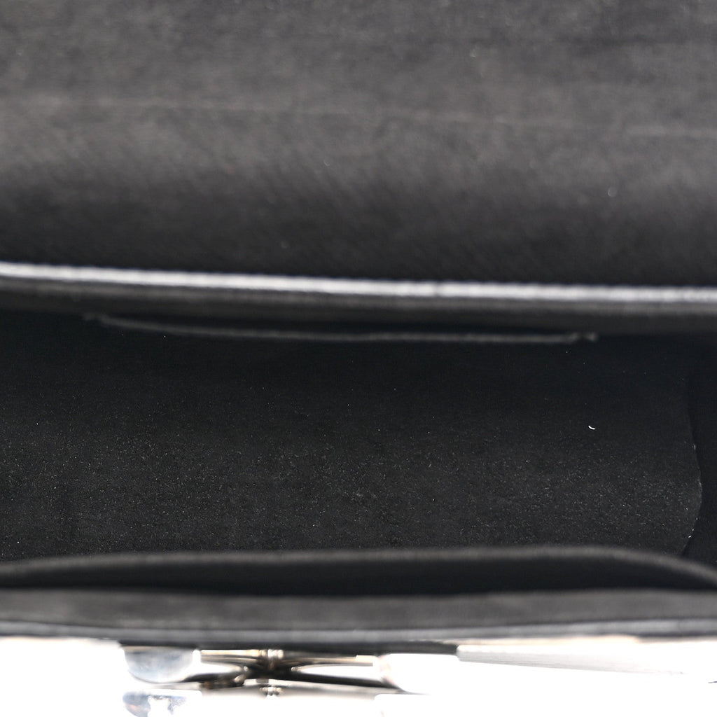 Epi Monogram Twist Shoulder Bag MM Black