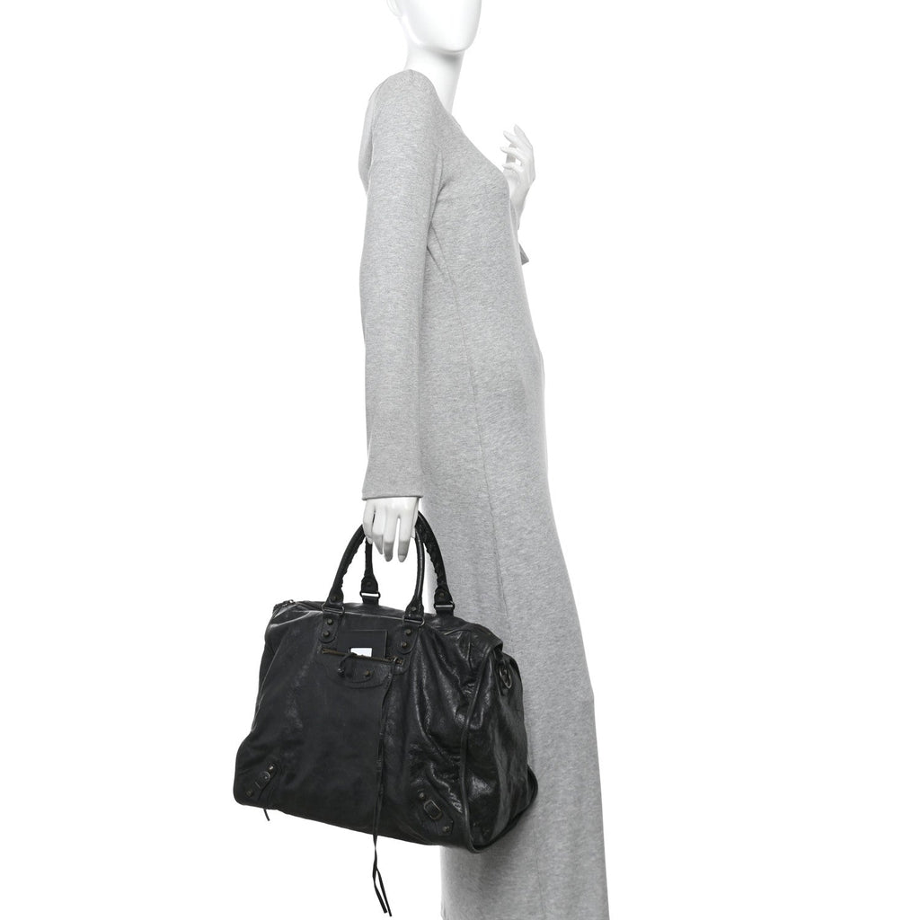 Agneau Classic Hardware Kraft Black