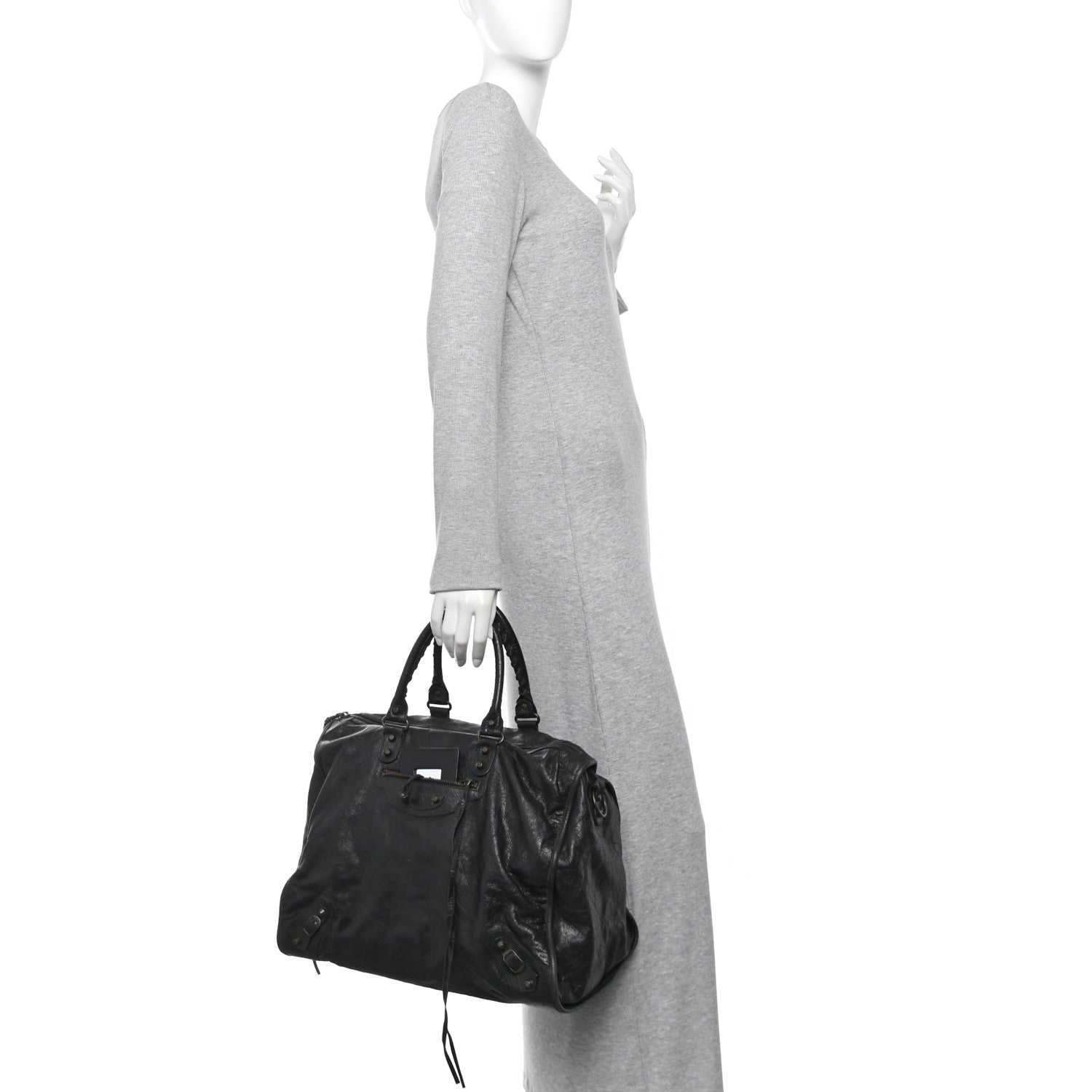 Agneau Classic Hardware Kraft Black