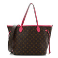 Monogram Inside Out Neverfull Bandouliere MM Rose Pondichery