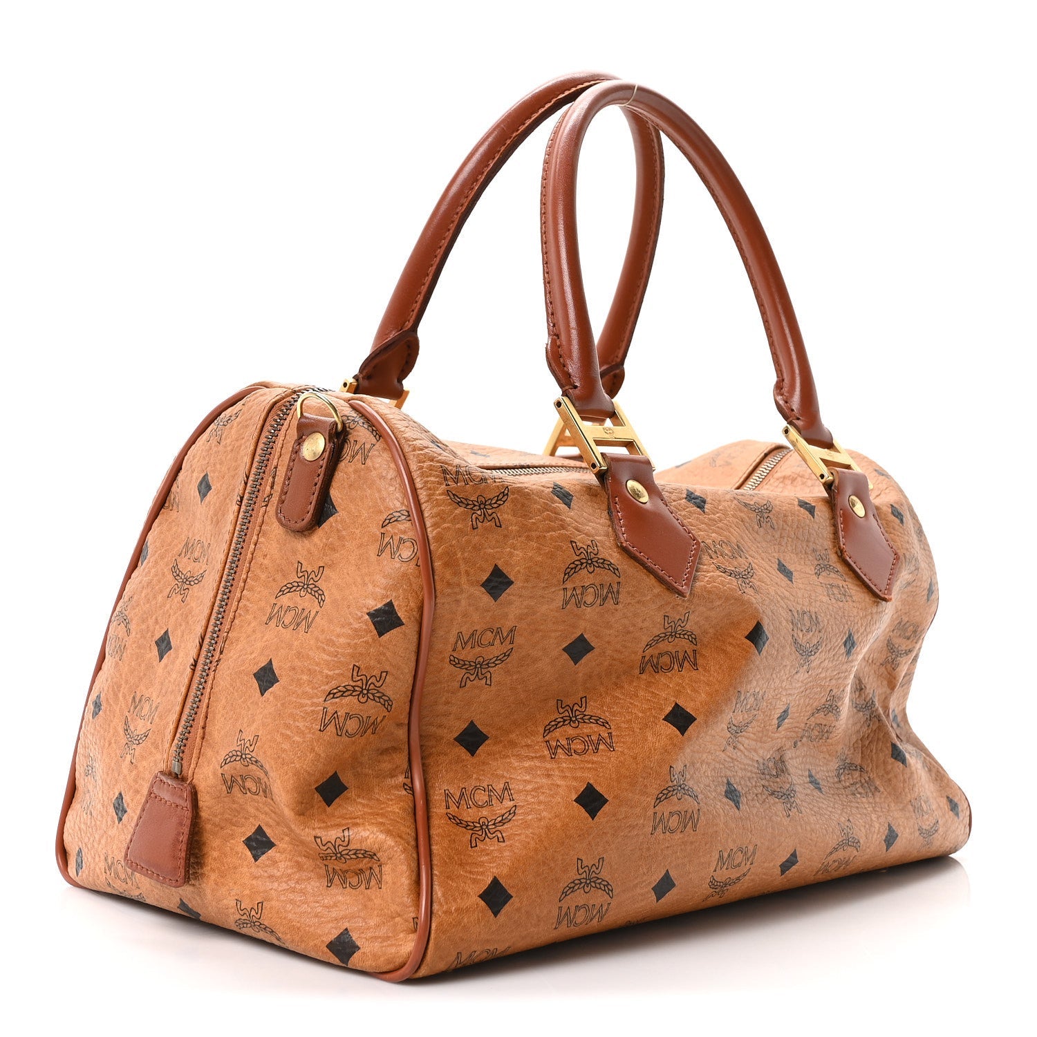 Visetos Essential Boston Bag Cognac