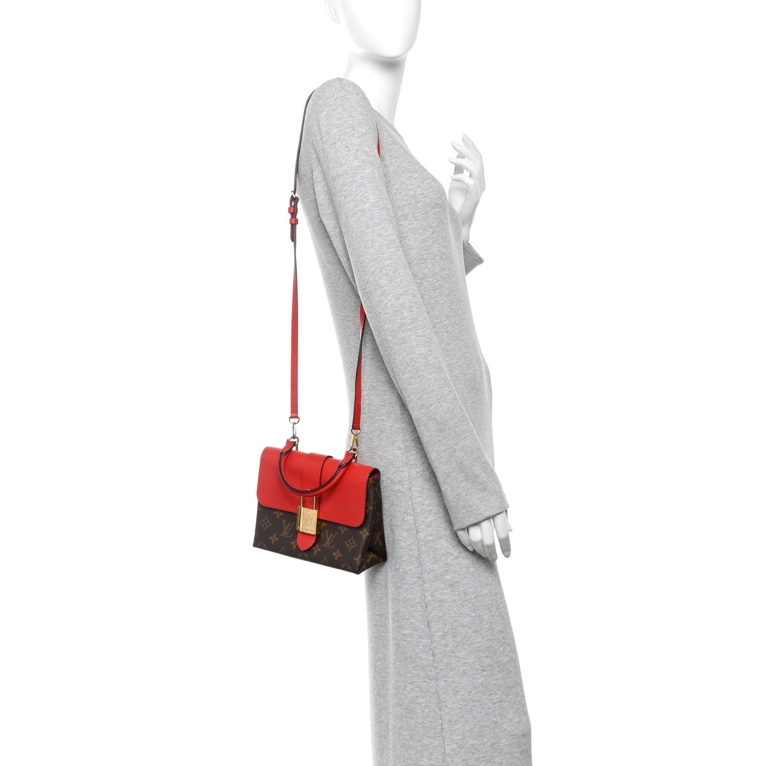 Monogram Locky BB Coquelicot
