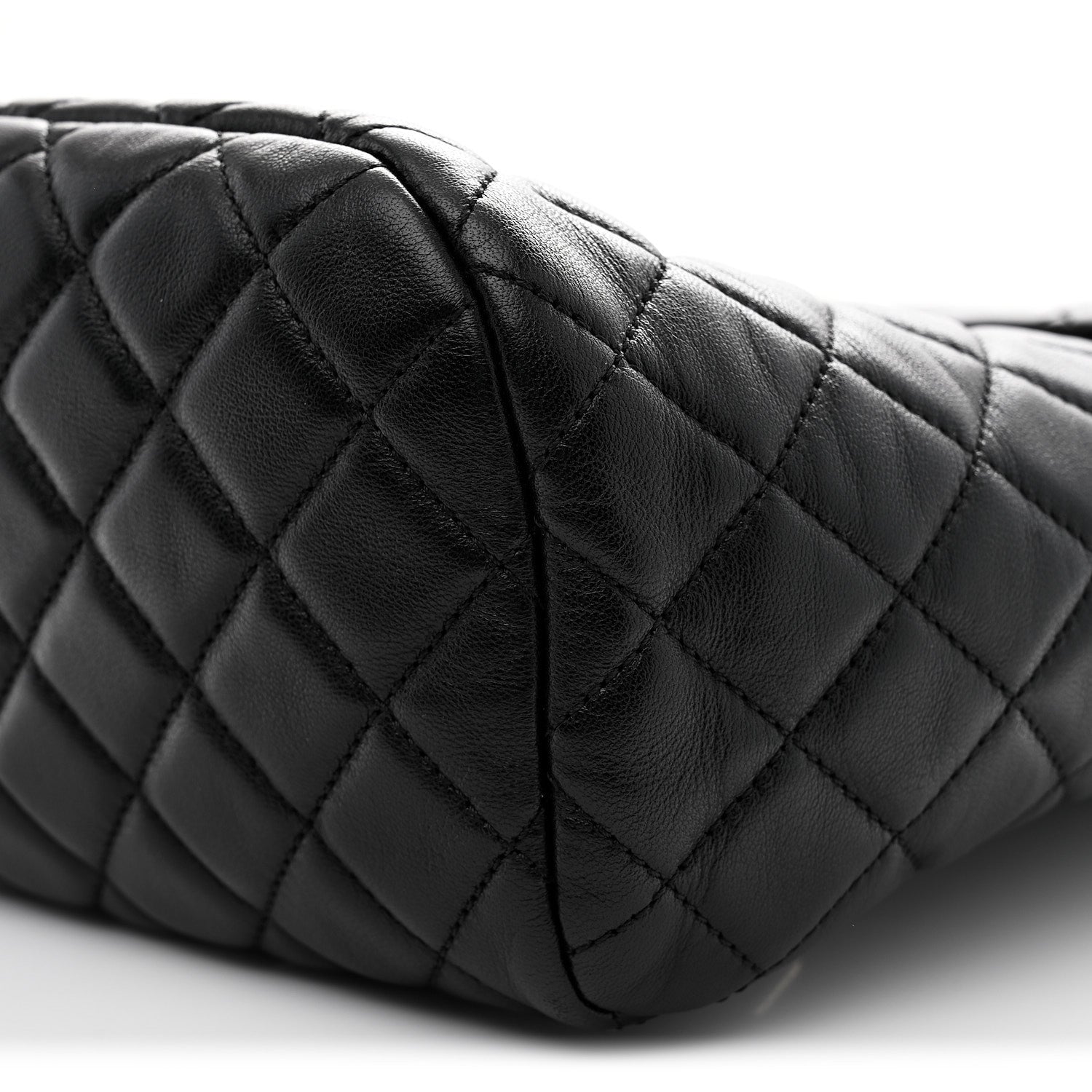 Lambskin Quilted Small Urban Spirit Backpack Black